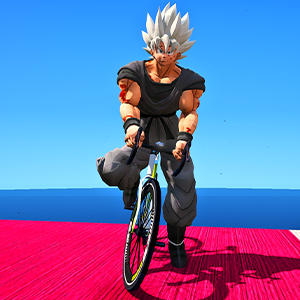 GTA V goku white long hair Ped